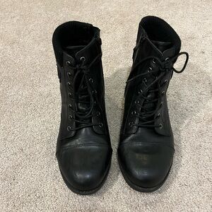 Torrid Wide Width Laceup Sweater Booties